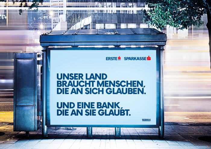 JvM-Sparkasse-Bushaltestelle © Erste Bank/Jung von Matt/Donau